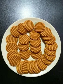 Fresh biscuits Stock Photos