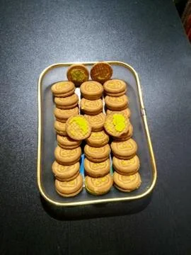 Fresh biscuits Stock Photos