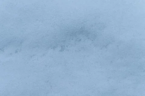 Fresh blue snow surface on cold winter day 스톡 사진
