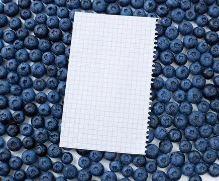Fresh blueberries background Stock Photos