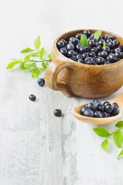 Fresh blueberries Stock Photos