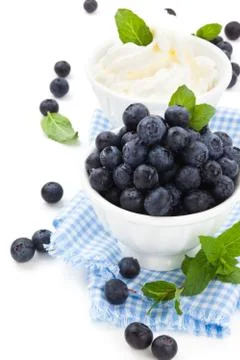 Fresh blueberries. Stock Photos