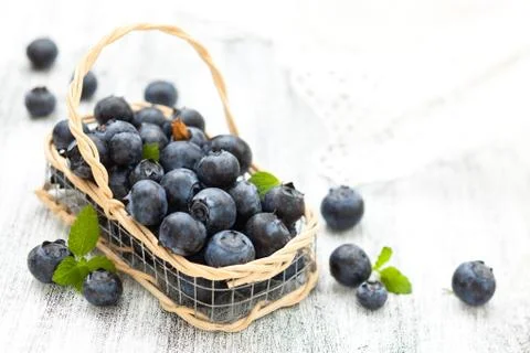 Fresh blueberries. Stock Photos