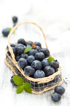 Fresh blueberries. Stock Photos