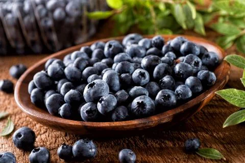 Fresh Blueberries Stock Photos