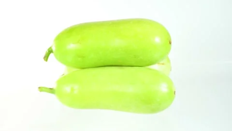 Fresh Bottle Gourd Stock Footage 211725414