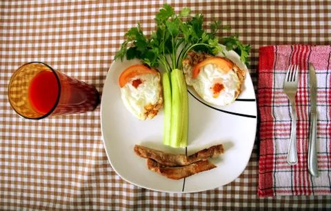 Fresh breackfast Stock Photos