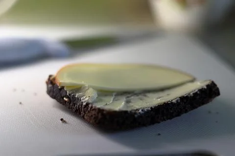 Fresh Bread with Butter: A Delicious Bite Stock Photos