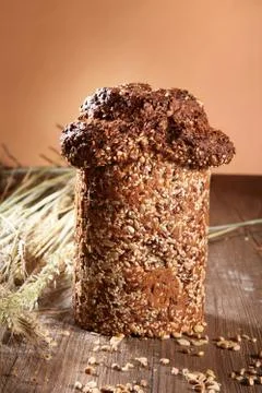 Fresh bread close up Stock-Fotos