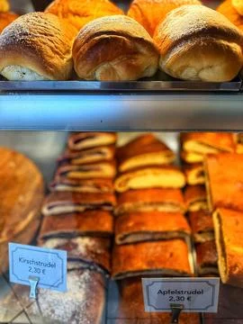 Fresh Bread Cooling on Bakery Racks Photos