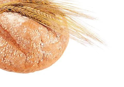 Fresh bread with ears a rye Stock Photos