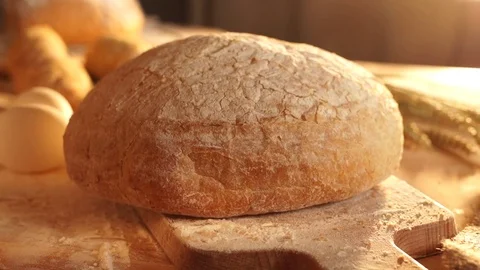 Fresh bread Stock Footage 72284048