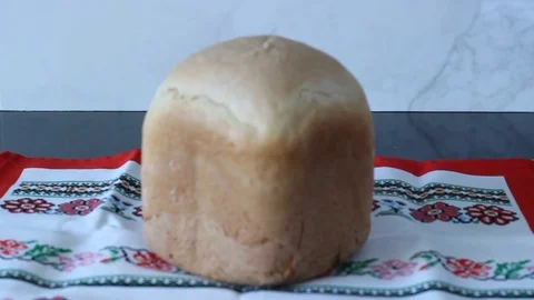 Fresh bread Stock Footage 81669604