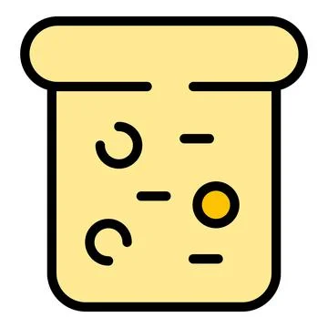 Fresh bread icon vector flat Stock Illustration