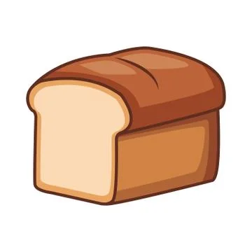 Fresh bread isolated Stock Illustration