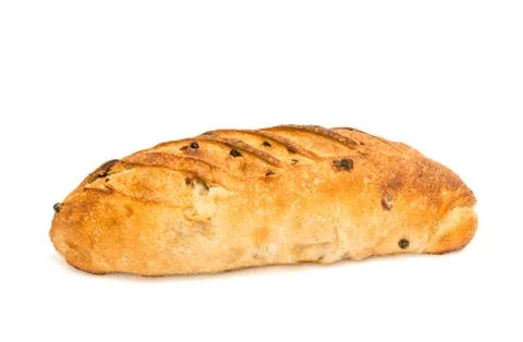 Fresh bread isolated on white background Stock Photos