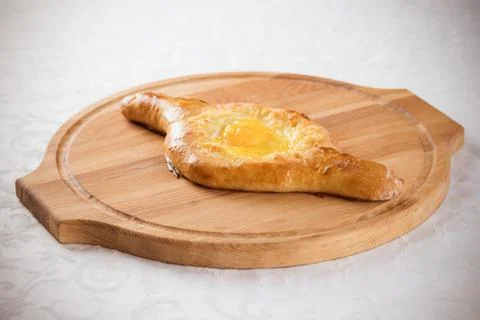 Fresh Bread isolated on the white background close up Stock Photos