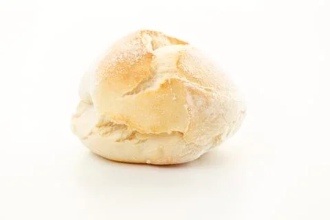 Fresh Bread Over White Foto stock