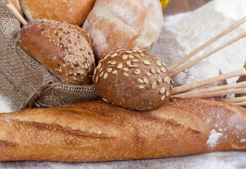 Fresh bread Stock Photos