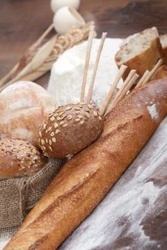 Fresh bread Stock Photos