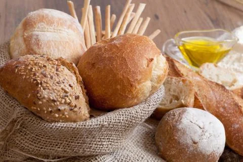 Fresh bread Stock Photos