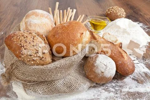Fresh bread Stock Photos