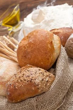 Fresh bread Stock Photos