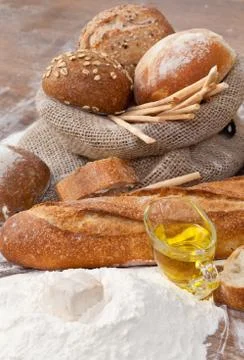 Fresh bread Stock Photos