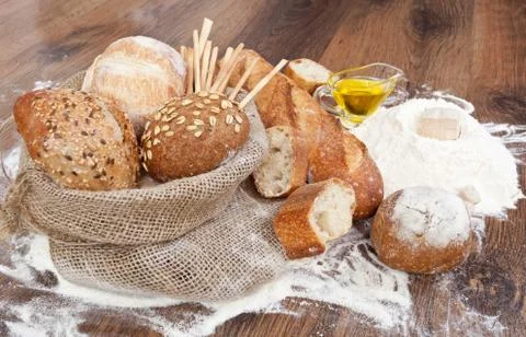 Fresh bread Stock Photos