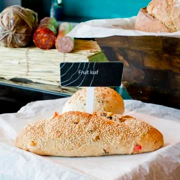 Fresh bread ready to eat Stock Photos