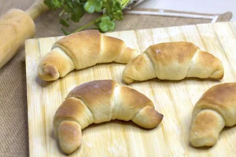 Fresh bread rolls Stock Photos