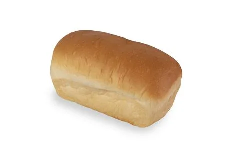 Fresh bread on white background Foto stock