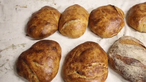 Fresh Breads Bakery Stock Footage 81779722
