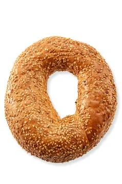 Fresh breakfast bread bagel Foto stock