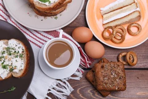 Fresh breakfast Stock Photos