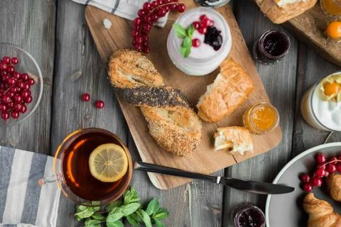 Fresh breakfast Stock Photos