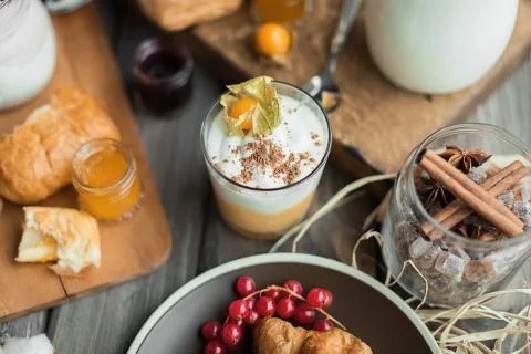 Fresh breakfast Stock Photos