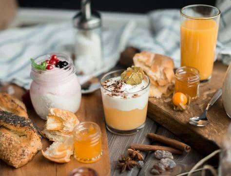 Fresh breakfast Stock Photos