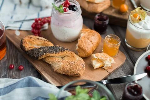 Fresh breakfast Stock Photos