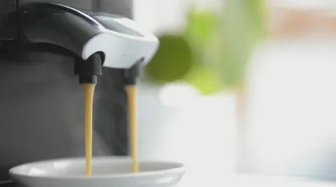 Fresh brewed coffee Video stock 22221826