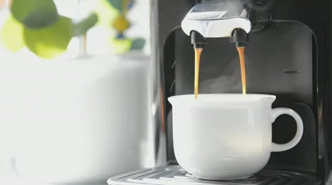 Fresh brewed coffee Video stock 22221856