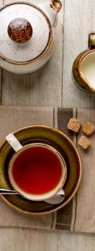 Fresh brewed tea Foto stock