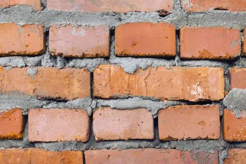 Fresh brickwork wall decor Foto stock