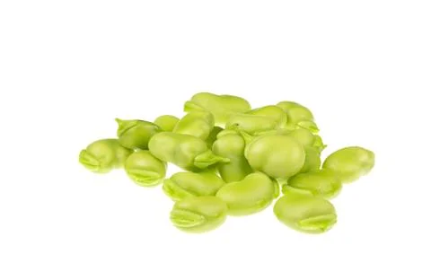 Fresh broad beans Stock Photos
