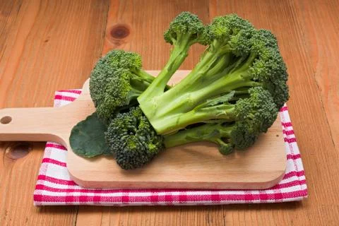 Fresh broccoli cabbage crop Stock Photos