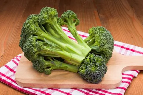 Fresh broccoli cabbage crop Stock Photos