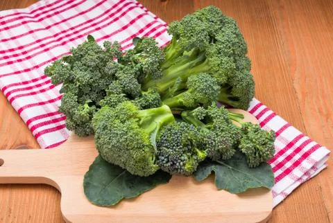 Fresh broccoli cabbage crop Stock Photos