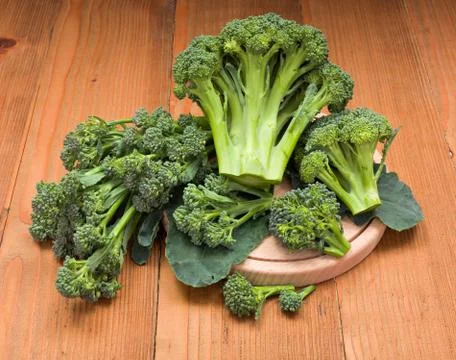 Fresh broccoli cabbage crop Stock Photos