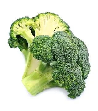Fresh broccoli isolated . Stock Photos