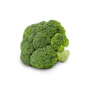 Fresh broccoli isolated on a white background for cooking Stock Photos